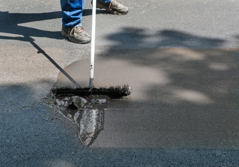 Preparing Asphalt Surface