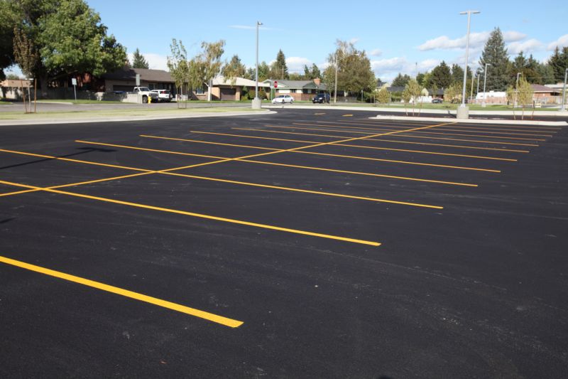 Parking Lot Crack Sealing